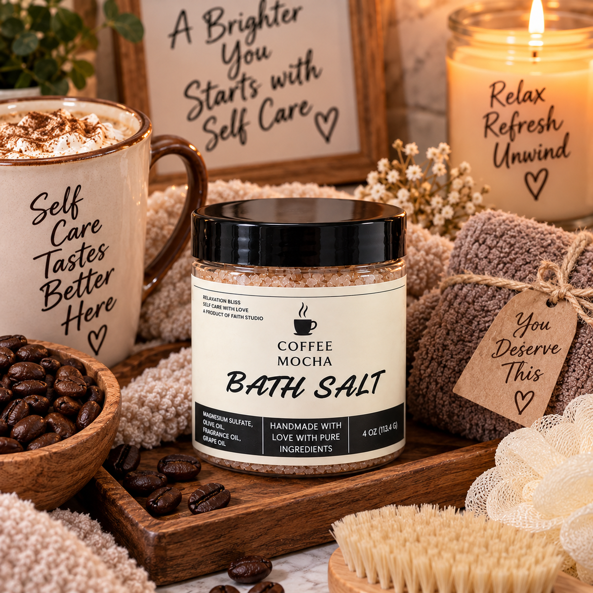 Coffee Mocha Bath Salt