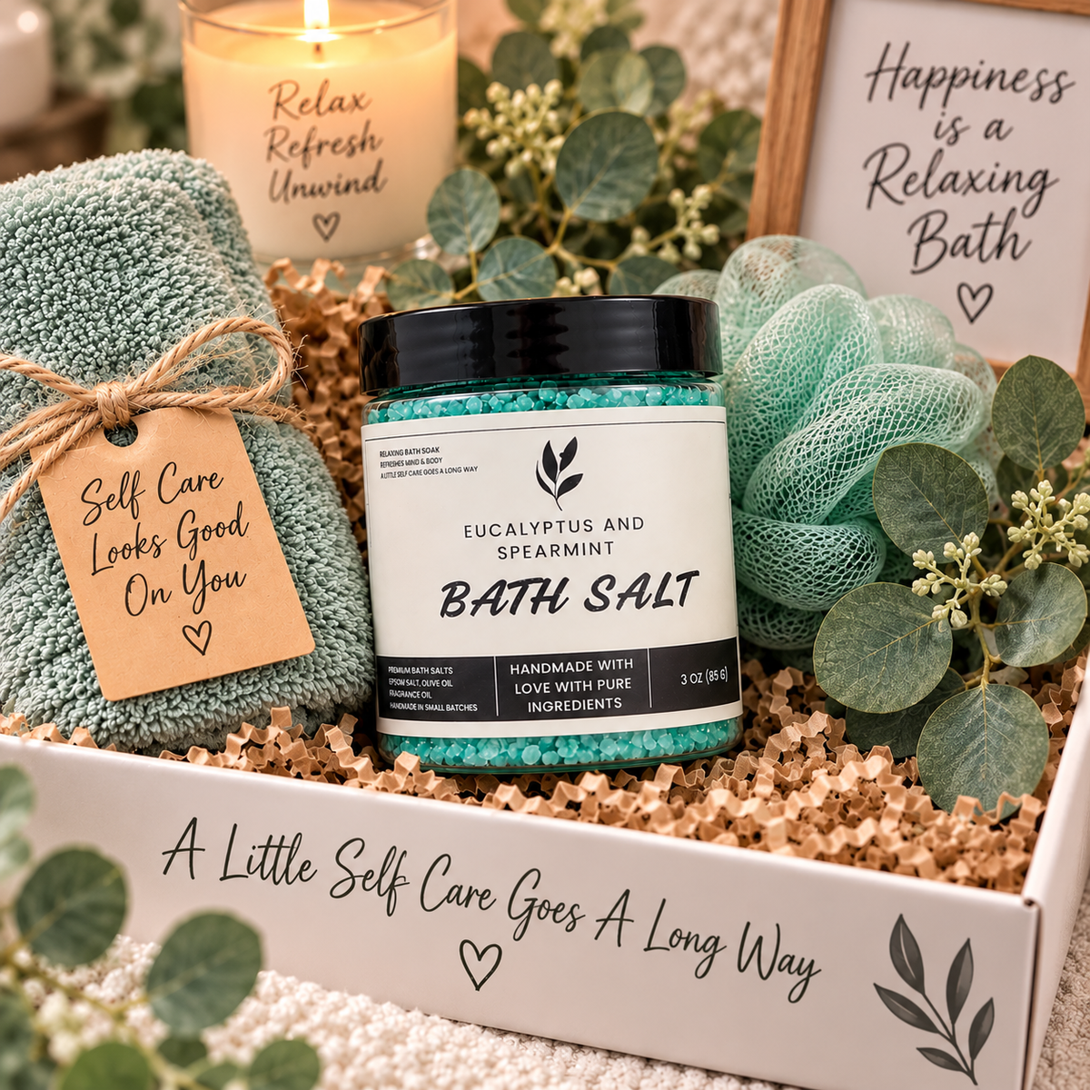 Eucalyptus and Spearmint Bath Salt