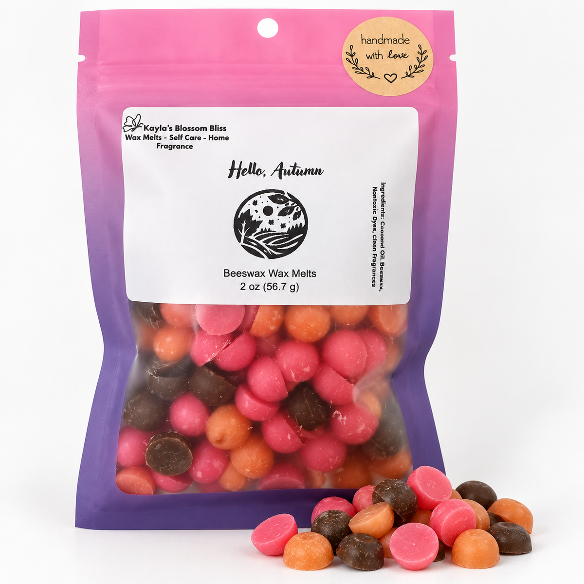 Hello, Autumn Wax Melt | Apple, Cinnamon, Cedar & Pecan