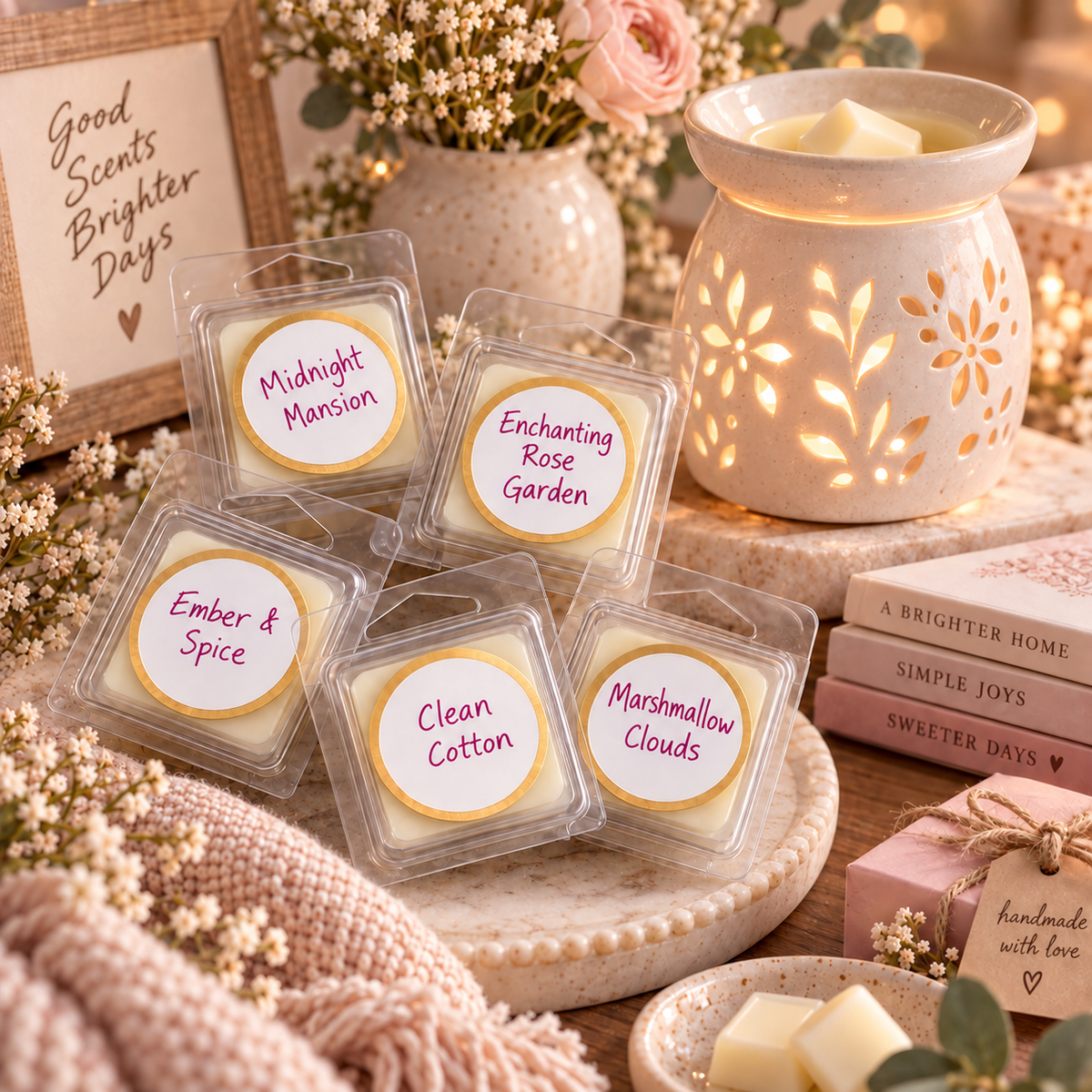 Wax Melt Sample Clamshells – 5 for $5 | Assorted Fragrances