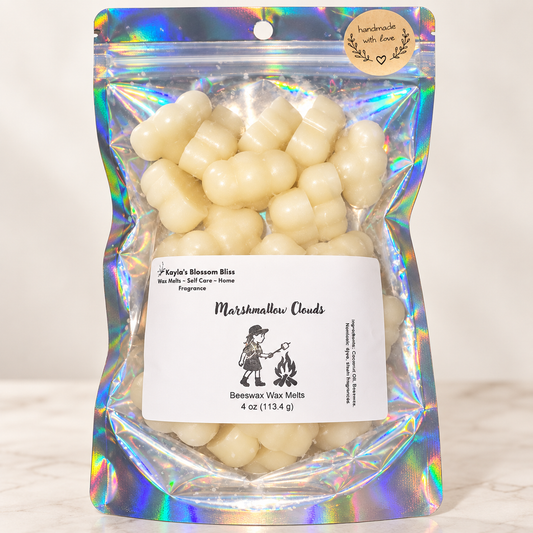 Marshmallow Clouds Wax Melts – Marshmallow, Sweet Cream & Vanilla Fragrance