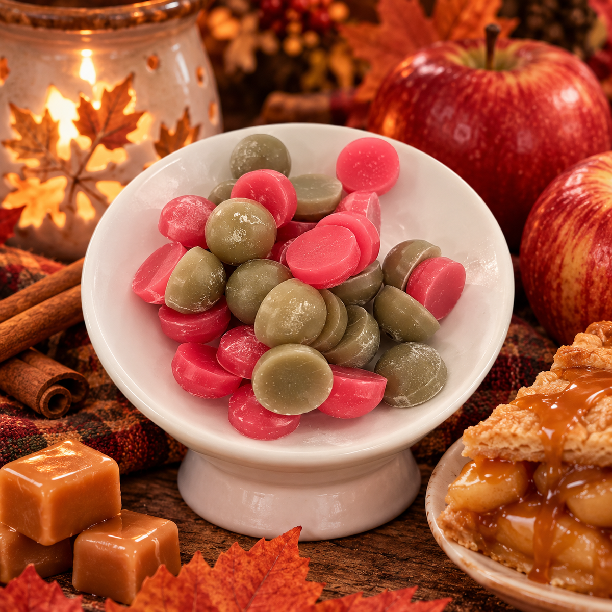 Caramel Apple Pie Wax Melts – 2 oz Fall Bakery Fragrance