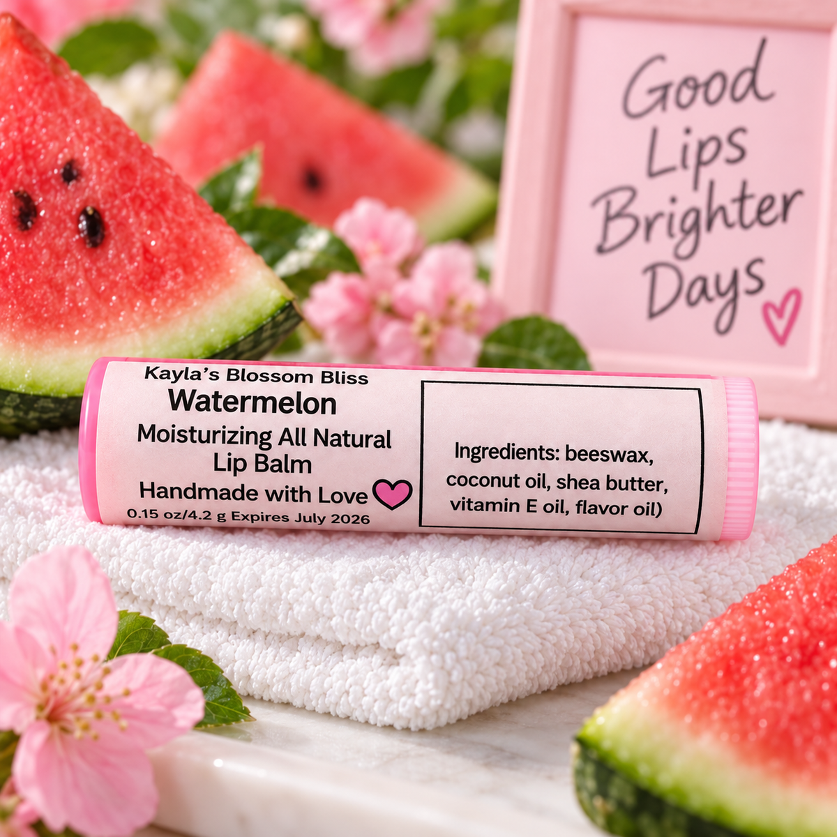 Watermelon Lip Balm