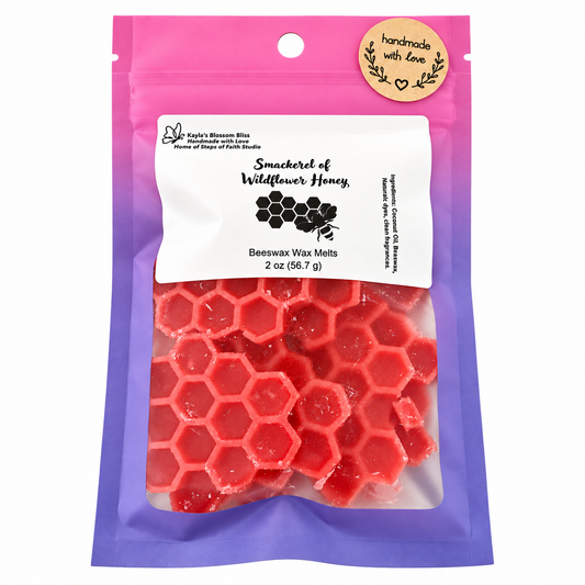 Smackerel of Wildflower Honey Wax Melts - Honey, Jasmine, Orange Blossom, Vanilla & Tonka
