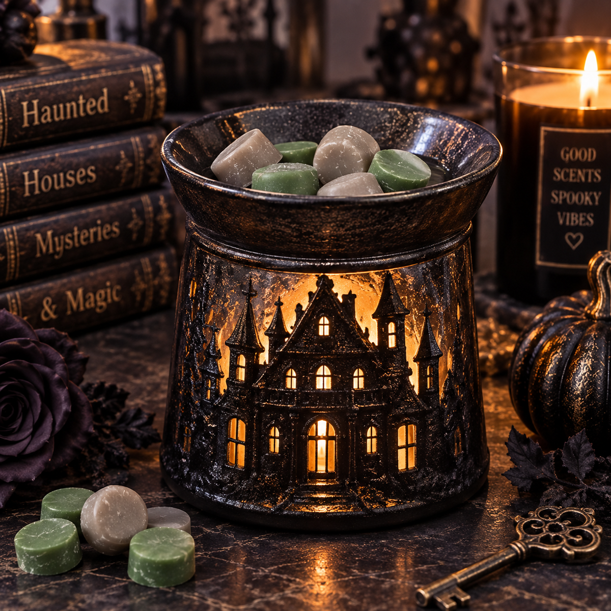 Midnight Mansion Wax Melt | Nutmeg, Fir Needles and Woods