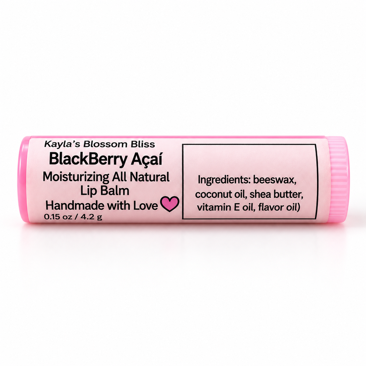Blackberry Açaí Lip Balm | Moisturizing Handmade Lip Balm