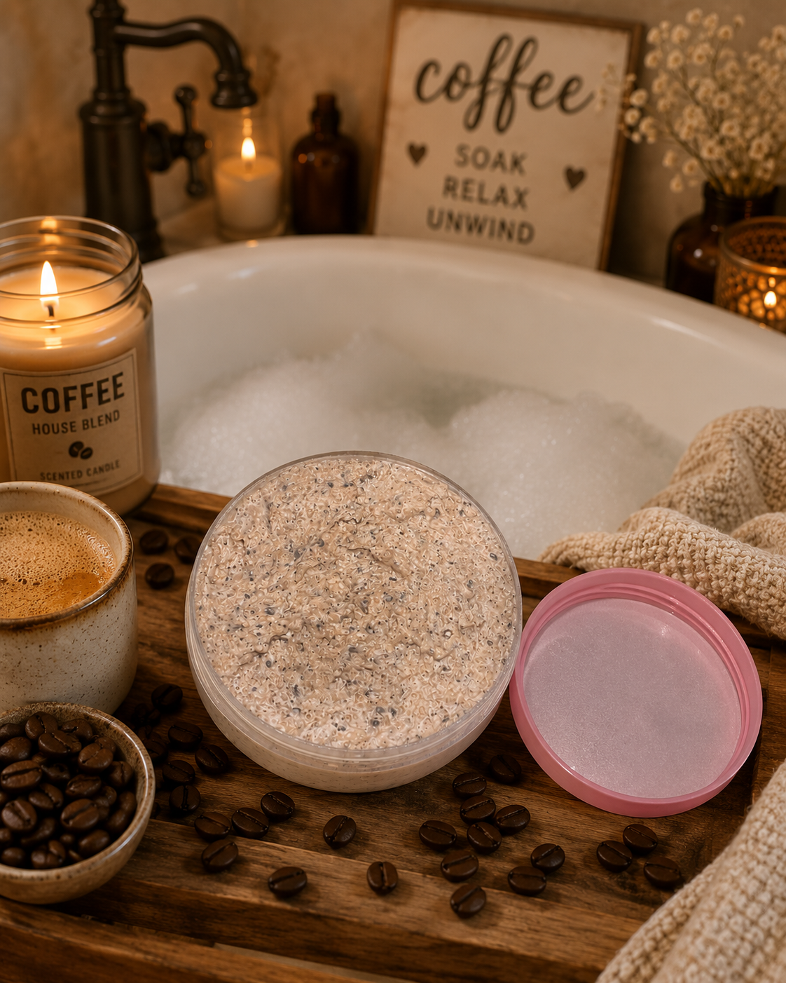 Mocha Coffee Sugar Scrub
