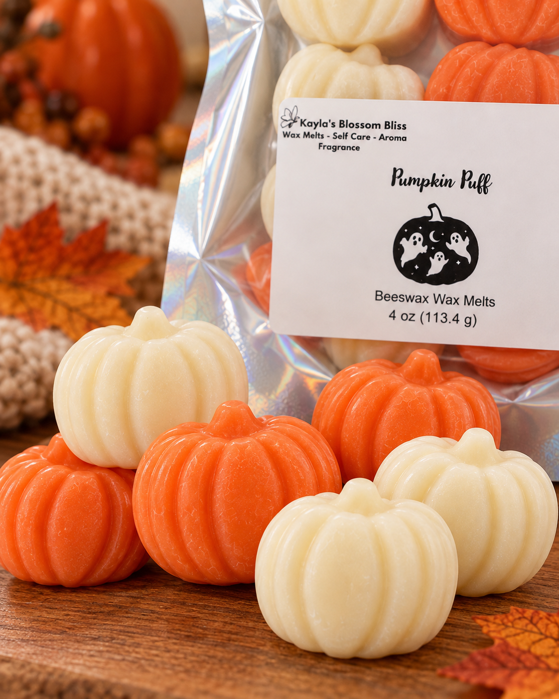 Pumpkin Puff Wax Melts | Vanilla Pumpkin Marshmallow
