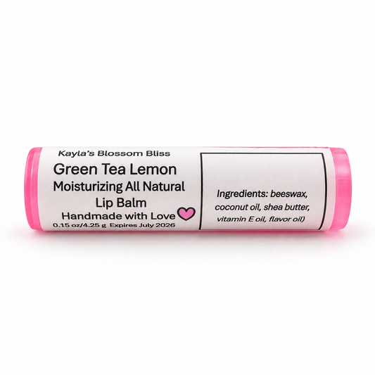 Green Tea Lemon Lip Balm