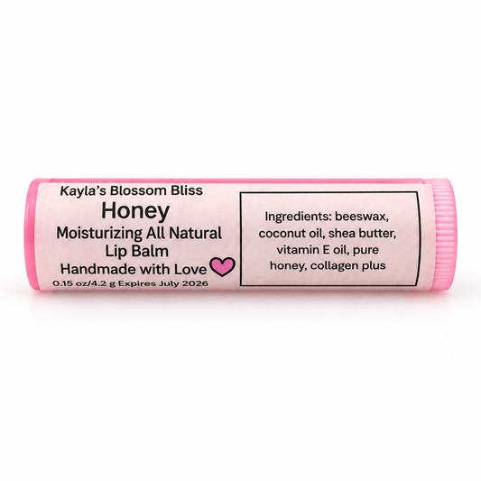 Honey Lip Balm with Pure Honey | Moisturizing Handmade Lip Balm