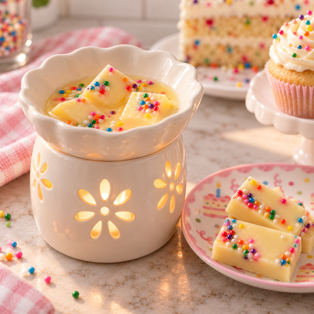 Cake Delight Wax Melts - Buttercream, Sugar, Honey, Vanilla & Bourbon