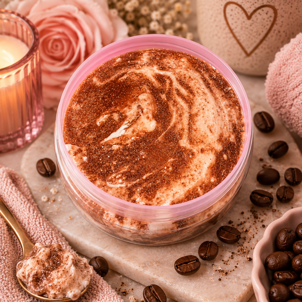 Mocha Coffee Whipped Body Butter | Handmade Moisturizing Body Cream