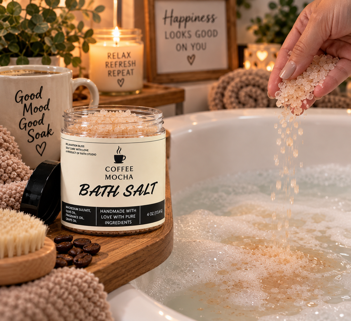 Coffee Mocha Bath Salt