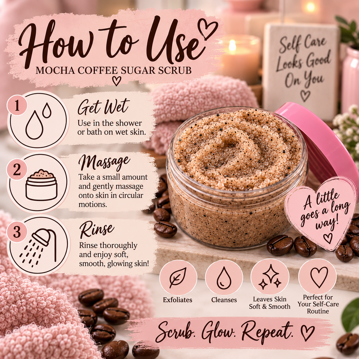 Mocha Coffee Sugar Scrub