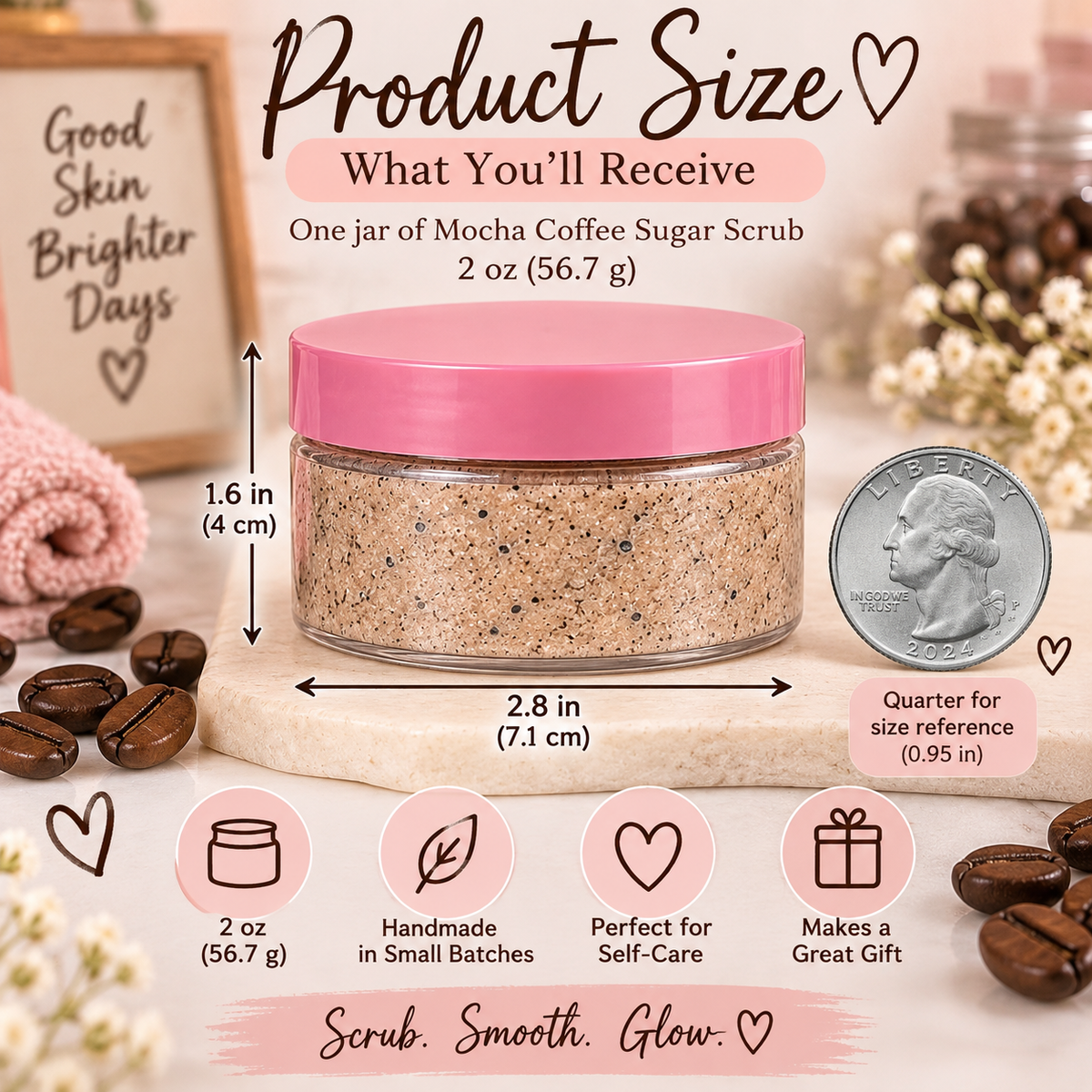 Mocha Coffee Sugar Scrub