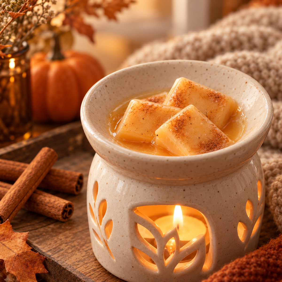 Cozy Cinnamon Wax Melts - Spiced Clove, Cinnamon Bark, Nutmeg & Woody Juniper