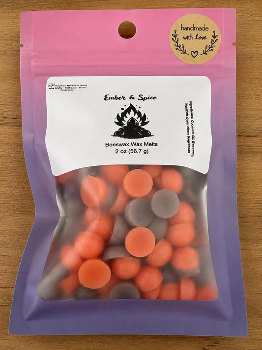 Ember & Spice Wax Melts - Patchouli, Cinnamon and Amber Scent