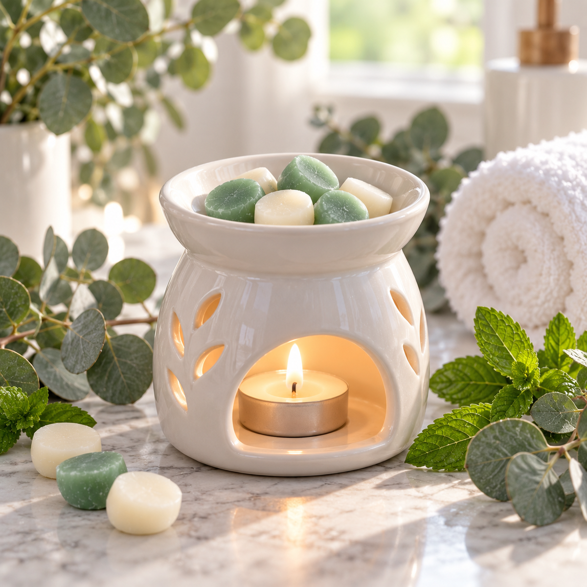 Eucalyptus and Spearmint Wax Melts - Mint, Eucalyptus & Musk