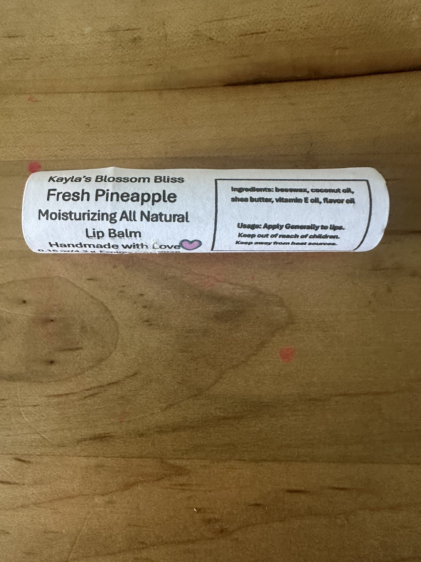 Fresh Pineapple Moisturizing Lip Balm