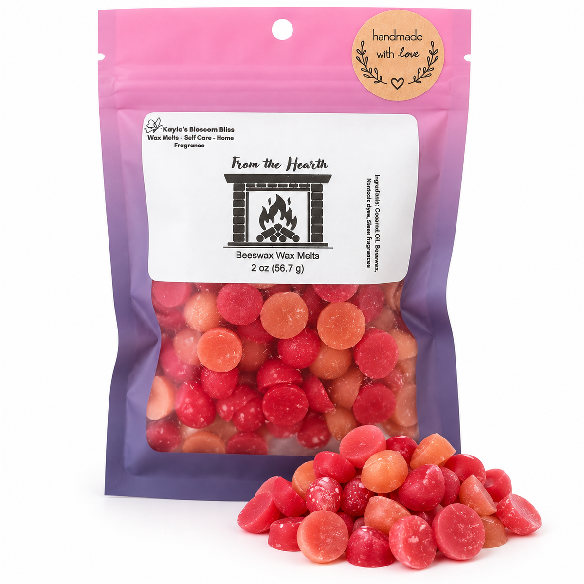 From the Hearth Wax Melt | Vanilla, Cinnamon, Woods & Warm Musk