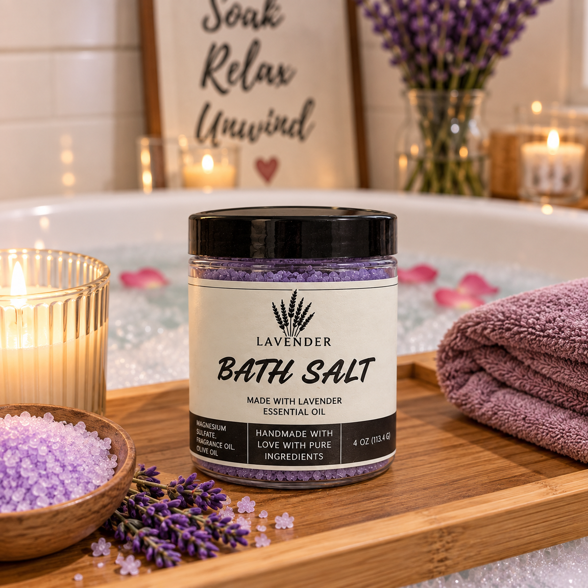 Lavender Bath Salt