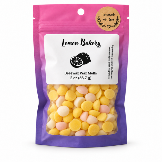 Lemon Bakery Wax Melts - Lemon Cake, Buttermilk, Vanilla & Toasted Nut