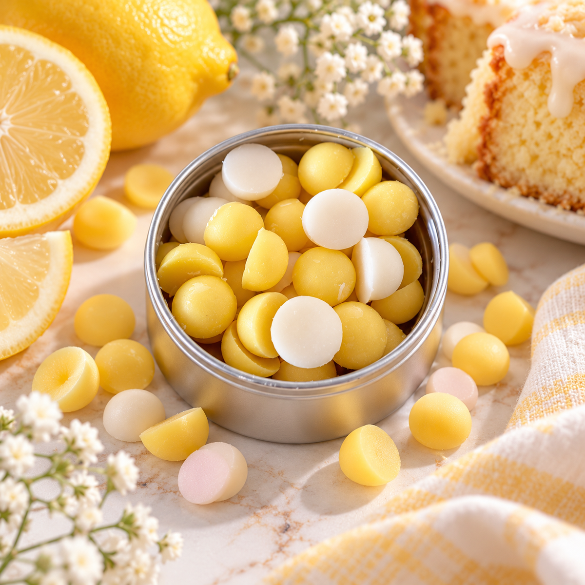 Lemon Bakery Wax Melts - Lemon Cake, Buttermilk, Vanilla & Toasted Nut