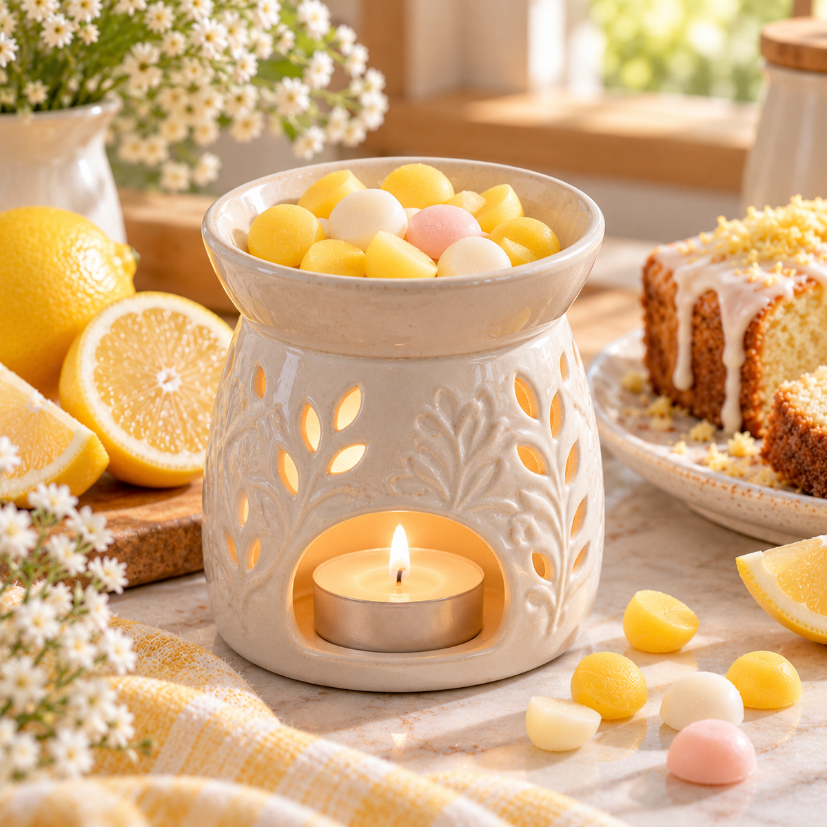 Lemon Bakery Wax Melts - Lemon Cake, Buttermilk, Vanilla & Toasted Nut