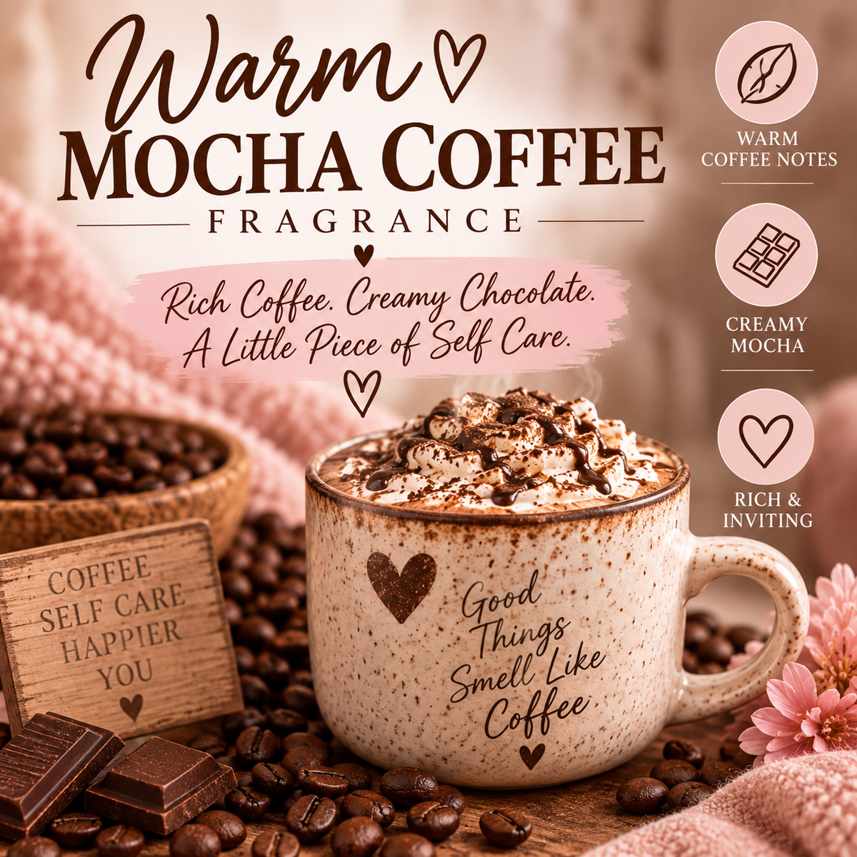 Mocha Coffee Whipped Body Butter | Handmade Moisturizing Body Cream