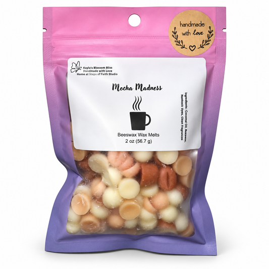 Mocha Madness Wax Melts - Dark Roast Espresso, Toasted Hazelnut, Dark Chocolate & Smoked Vanilla
