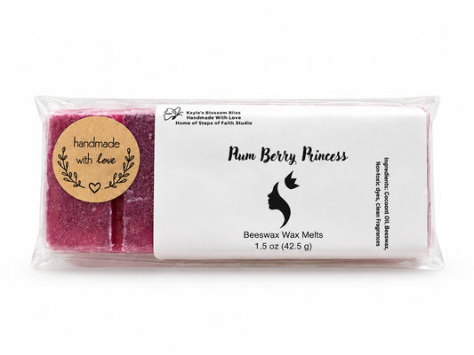Plum Berry Princess Wax Melts - Ripe Strawberry, Jasmine & Dark Plum