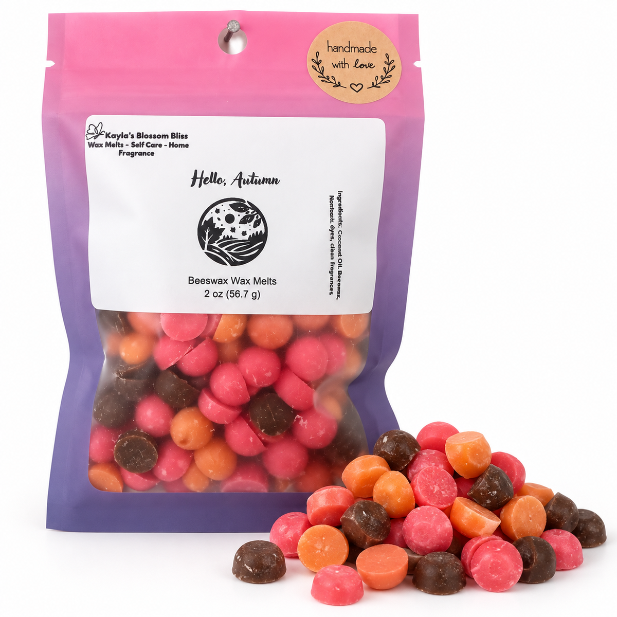 Hello, Autumn Wax Melt | Apple, Cinnamon, Cedar & Pecan